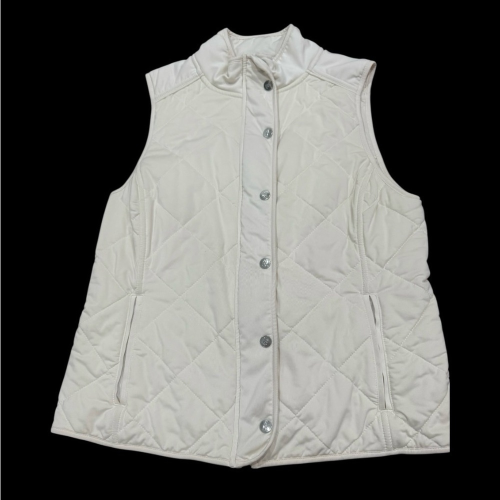 Lauren Ralph Lauren Women's Cream Vest Size Medium